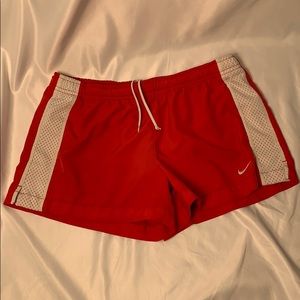 Nike Athletic Shorts with Drawstring Size Large